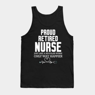 Proud Retired Nurse Tank Top